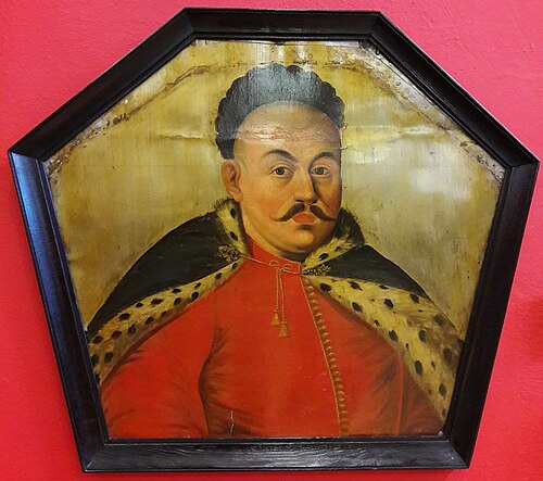 Portrait funéraire d'un homme aux cheveux bouclés (czupryna)., 1650, Peeter Danckers de Rij