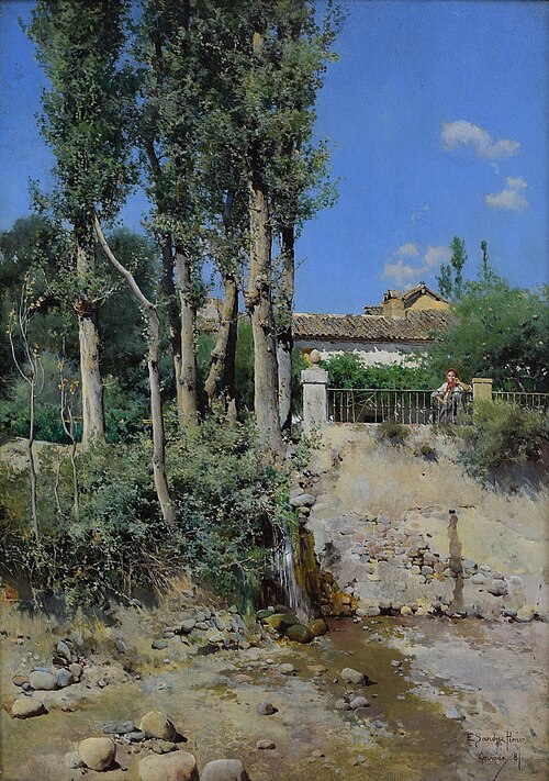 Spanish Landscape, 1881, Emilio Sánchez Perrier