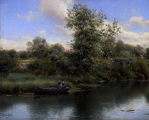 Fishing, 1890, Emilio Sánchez Perrier