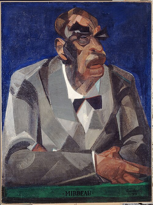 Octave Mirbeau (1848-1917), écrivain et journaliste, 1919, Emmanuel Gondouin