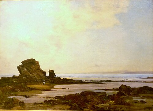 La Baie de Douarnenez à marée basse, 1879, Emmanuel Lansyer
