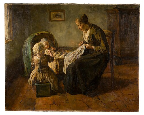 Mother and Children, , Jacobus Simon Hendrik Kever