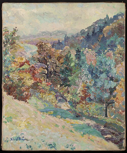 Vallée de Calamine. Automne, 1899, Emmanuel de La Villéon