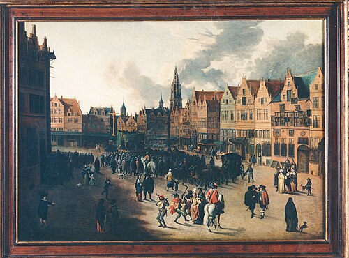 The Meir in Antwerp, 1644, Erasmus de Bie