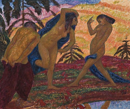 Maenads, 1917, Rupert Bunny