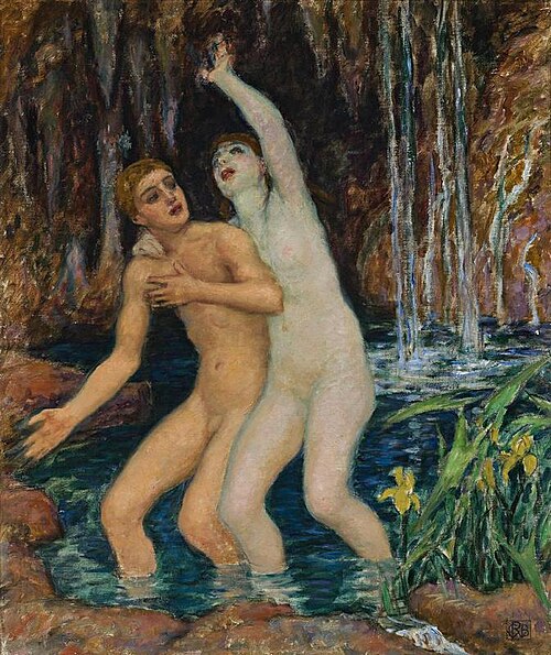 The Nymph of Salmacis, 1919, Rupert Bunny