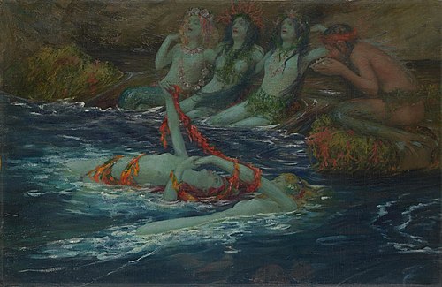 Mermaids dancing, 1896, Rupert Bunny