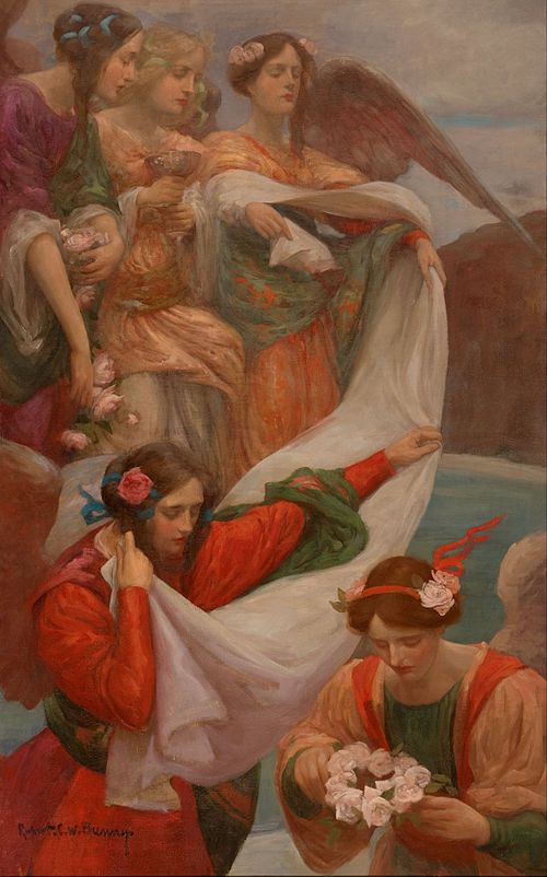 Angels Descending, 1897, Rupert Bunny