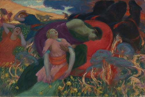 The Rape of Persephone, 1913, Rupert Bunny