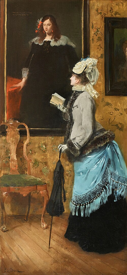 Une visite au musée, 1873, Ernest Ange Duez