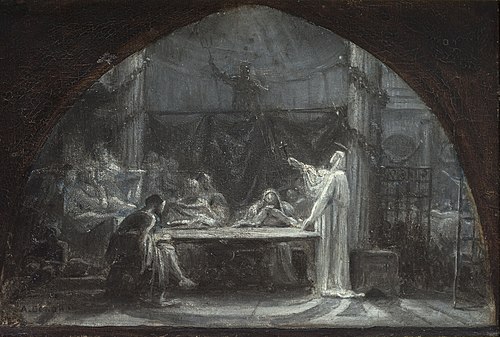 Esquisses pour l'église Saint-Gervais-Saint-Protais, 1863, Ernest Augustin Gendron