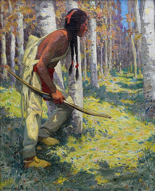 Indian Hunter, 1925, Eanger Irving Couse
