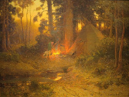 Indian Camp in the Cascade Mountains, 1899, Eanger Irving Couse