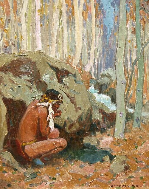 The Forest Pool, , Eanger Irving Couse