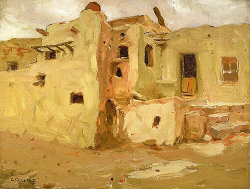Walpi Pueblo, 1903, Eanger Irving Couse