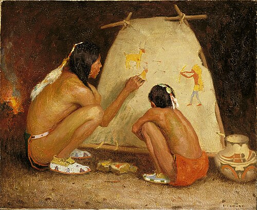 Indian Painter, 1850, Eanger Irving Couse