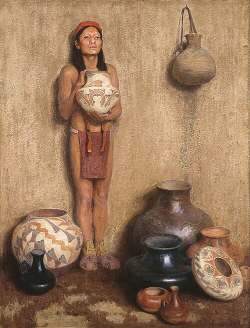 Pottery Vendor, 1916, Eanger Irving Couse