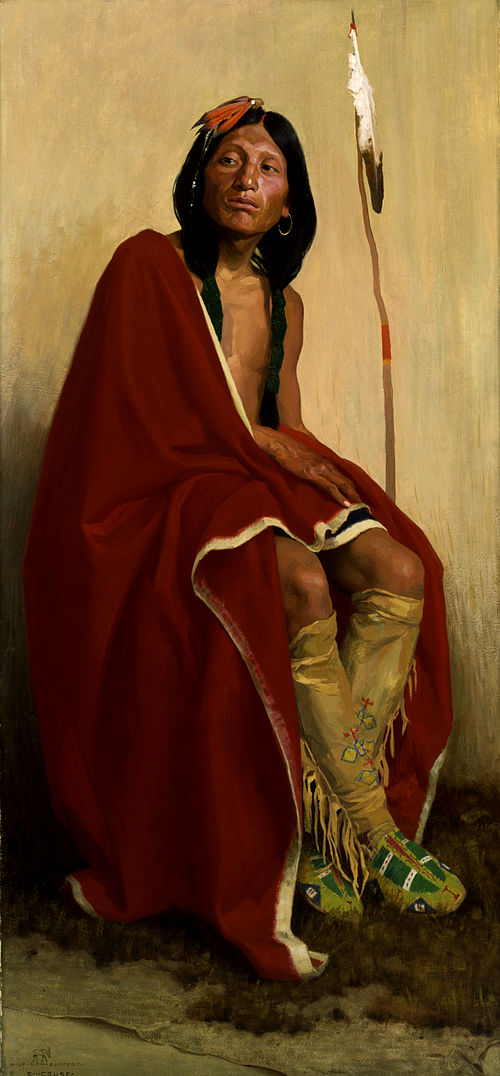 Elk-Foot of the Taos Tribe, 1909, Eanger Irving Couse