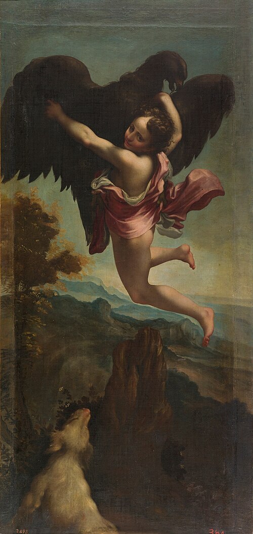 El rapto de Ganimedes, 1604, Eugenio Cajés
