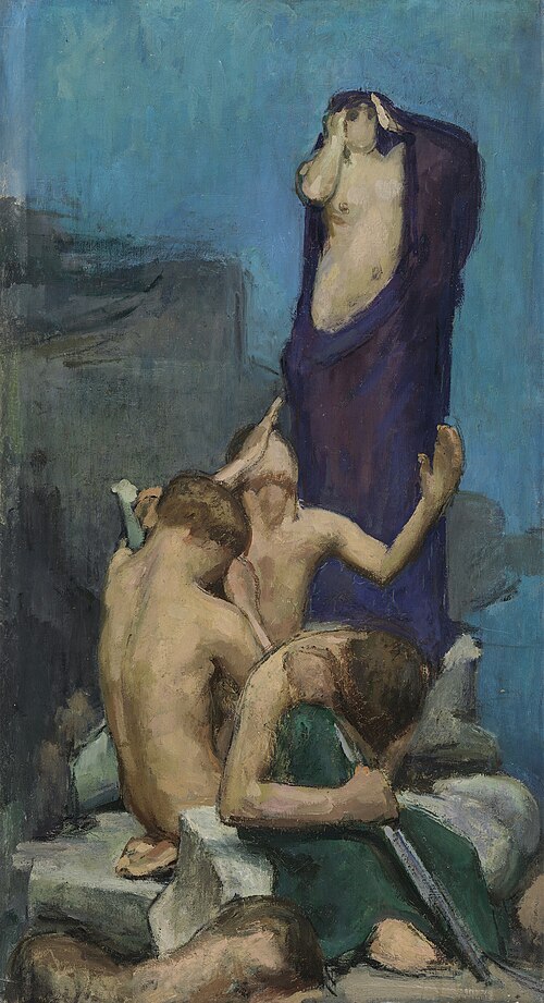 Study for 'Contemplation', 1909, Eugène-Emmanuel Lemercier