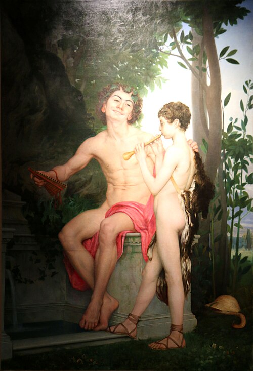 La leçon de musique, 1866, Eugène Castelnau