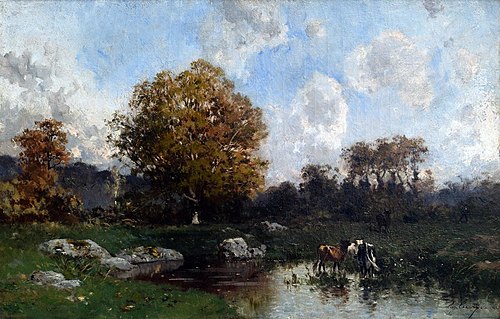 Paysage, , Eugène Ciceri