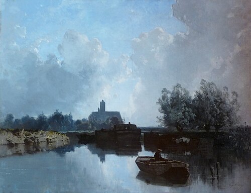 Au bord du Loing, 1866, Eugène Ciceri