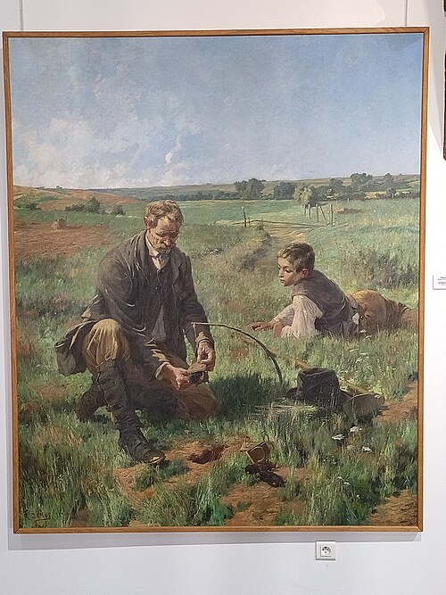 Le piégeur de taupes, , Eugène Damas