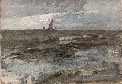 Étude Berck Plage, , Eugène Lawrence Vail