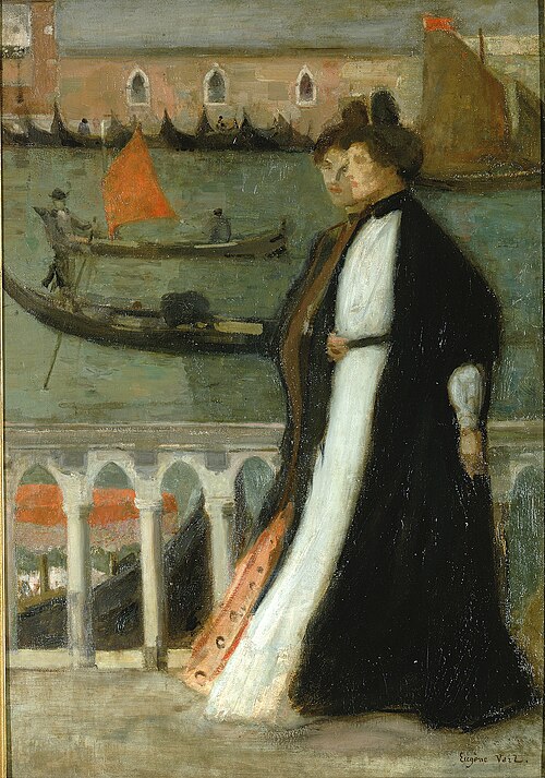 Along the Riva, 1907, Eugène Lawrence Vail