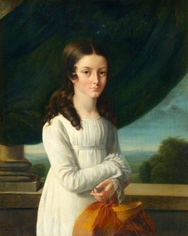 Jeune fille sur son balcon, 1812, Eugénie Servières