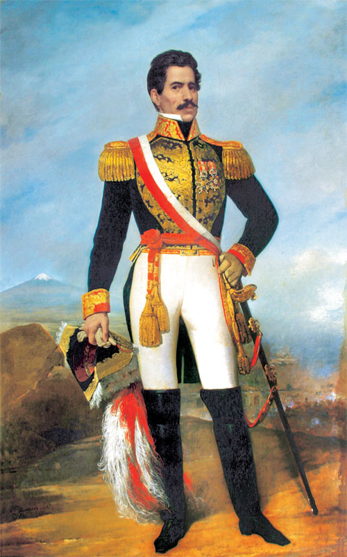 General Ramón Castilla, 1845, Raymond Quinsac Monvoisin