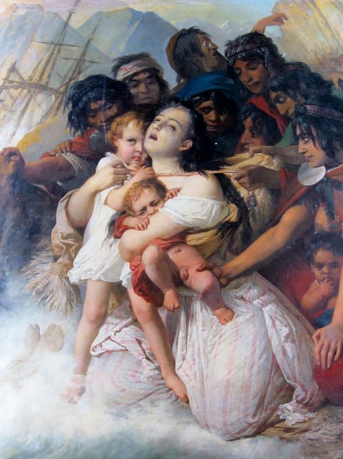The Shipwreck of 'Young Daniel', 1859, Raymond Quinsac Monvoisin