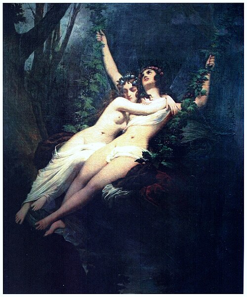 L'escarpolette, 1851, Raymond Quinsac Monvoisin
