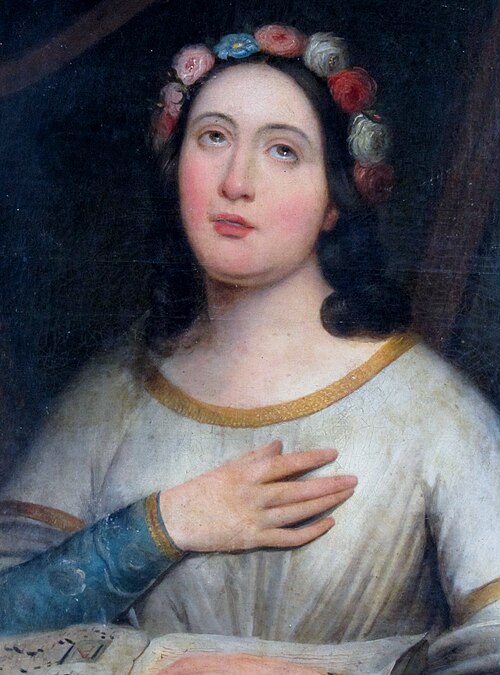 Santa Cecilia, 1870, Raymond Quinsac Monvoisin