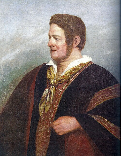 Portrait of Juan Manuel de Rosas, 1842, Raymond Quinsac Monvoisin