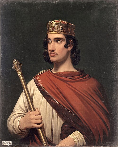 Lothaire, roi des Francs, 1838, Raymond Quinsac Monvoisin