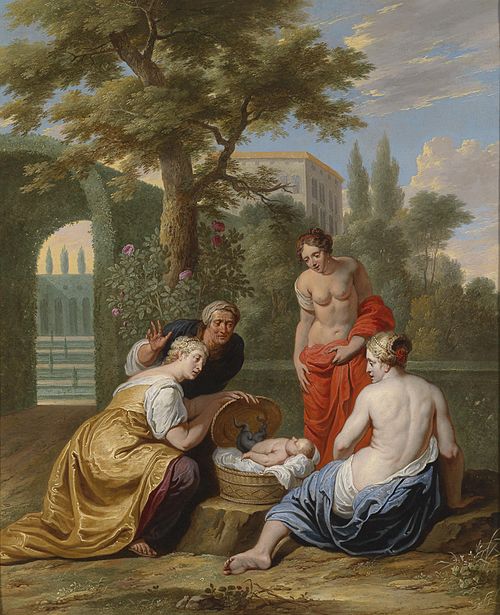 La Découverte d'Érichthonios par les filles de Cécrops, 1650, Willem van Herp