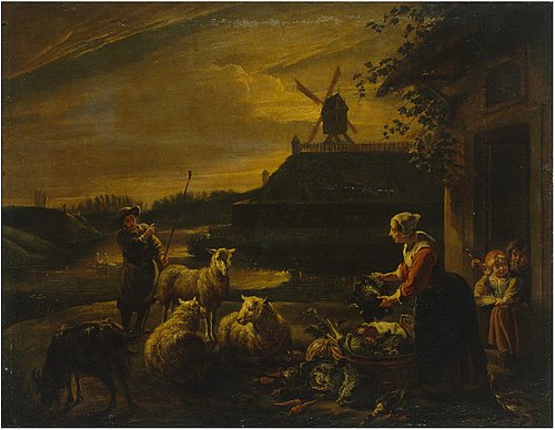 Peasant Yard, 1660, Willem van Herp