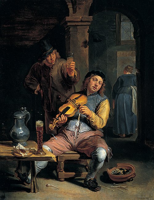 The Blind Fiddler, 1650, Willem van Herp
