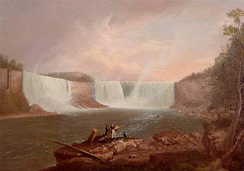 Niagara: The American Falls, 1821, Alvan Fisher