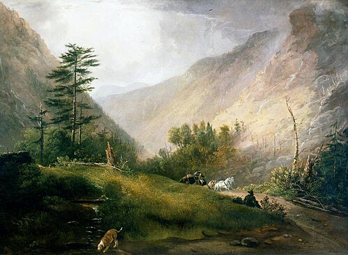 Waiting for the Stage Coach, 1834, Alvan Fisher