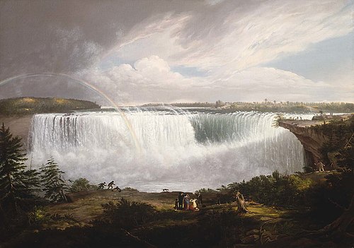 The Great Horseshoe Fall, Niagara, 1820, Alvan Fisher
