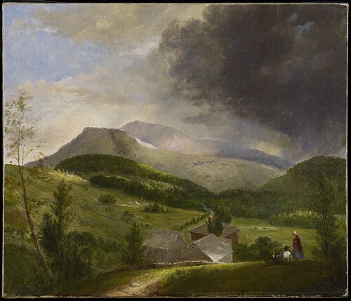 Approaching Storm, White Mountains, 1820, Alvan Fisher