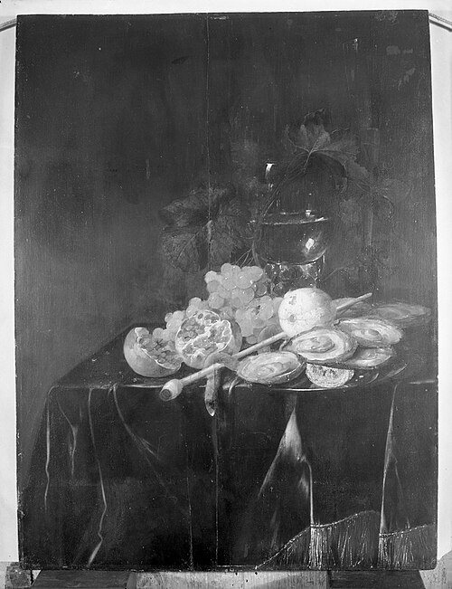 Still Life with Fruit and Oysters, , Pieter de Ring