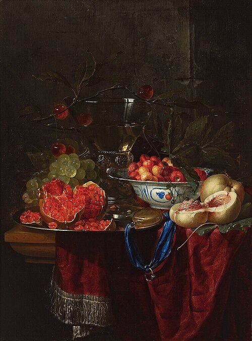 Still life with fruit, 1658, Pieter de Ring