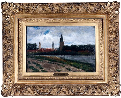 Gezicht op Zutphen, 1885, Théophile de Bock