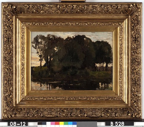 Coucher de Soleil, 1887, Théophile de Bock
