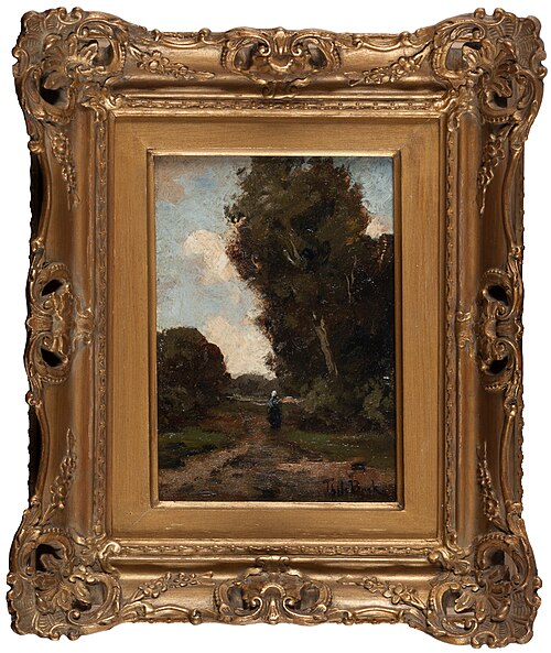Landschap met bomen, 1887, Théophile de Bock