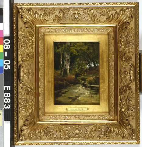 Beekje in bos, 1887, Théophile de Bock